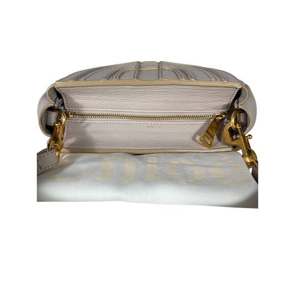 Chlo� 'Marcie' Grey Leather Small Clutch Shoulder Bag - Picture 6 of 13